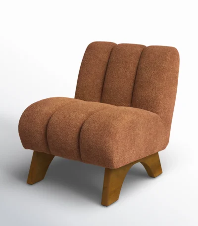 Wide Tufted Lounge Chair 25.2"